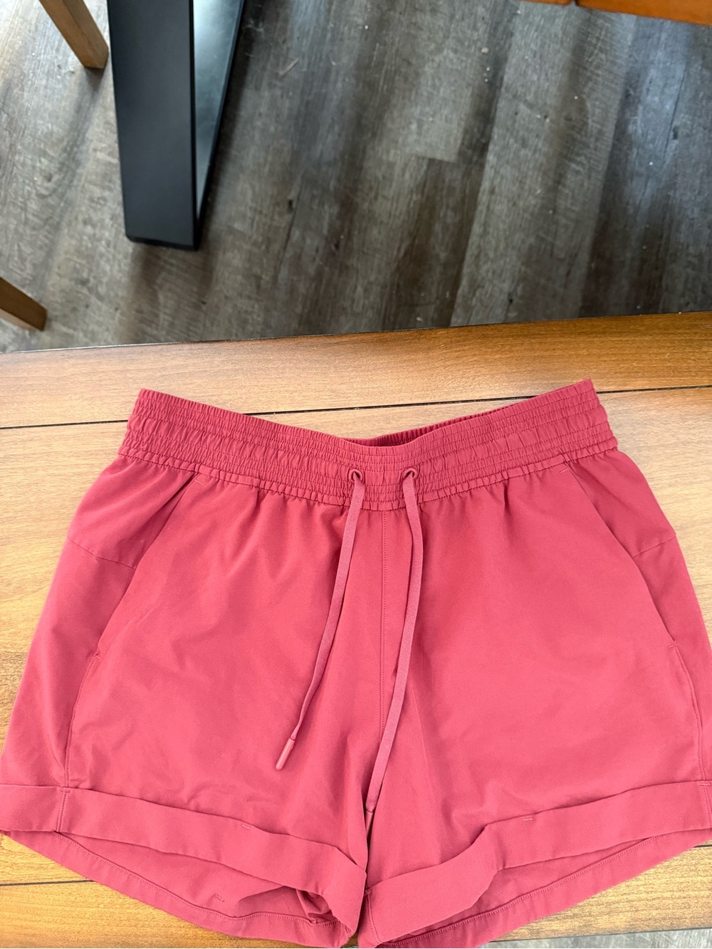 lululemon athletica Rose Pink Drawstring Athletic Shorts